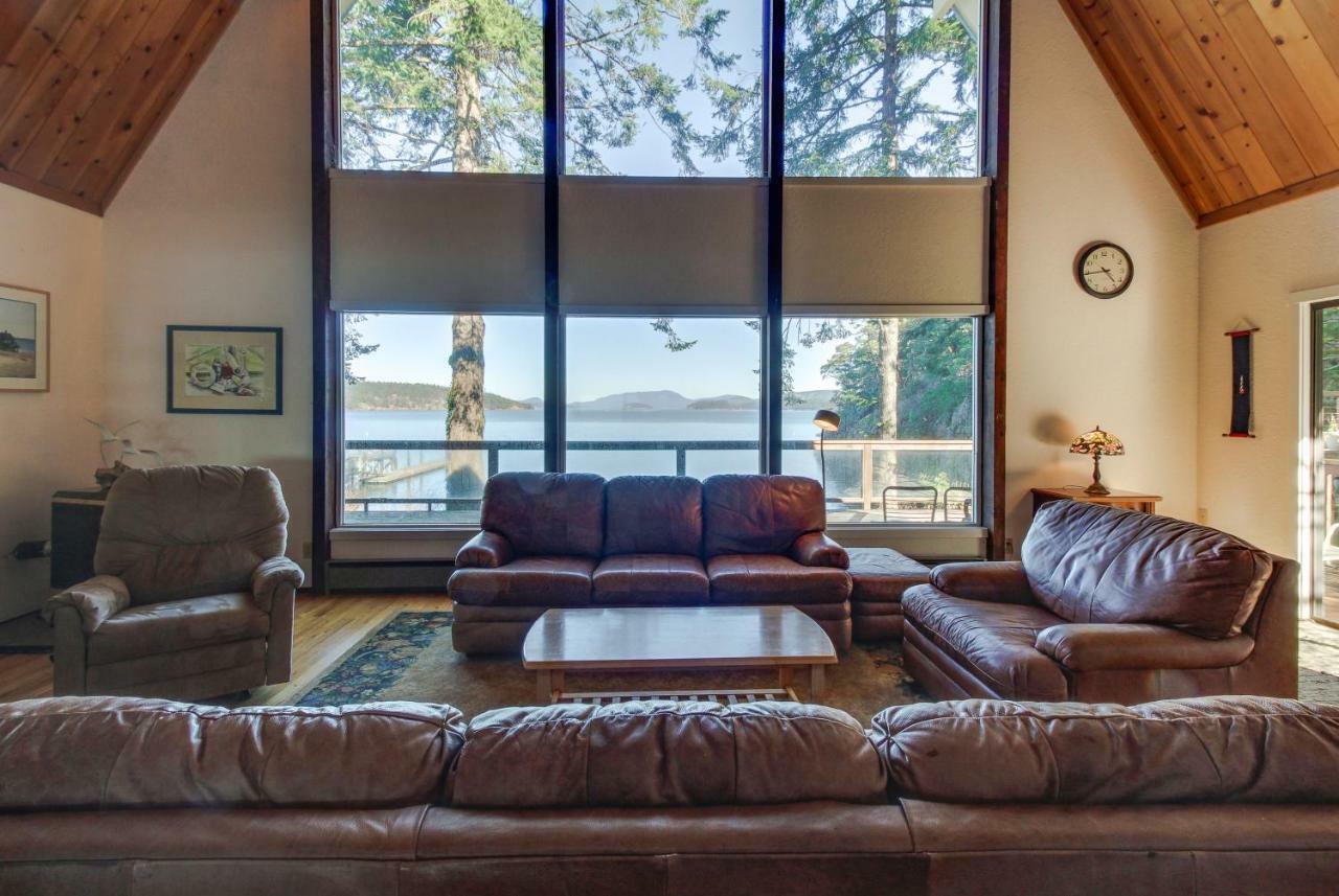Lopez Island Hunter Bay Waterfront Home Exterior foto